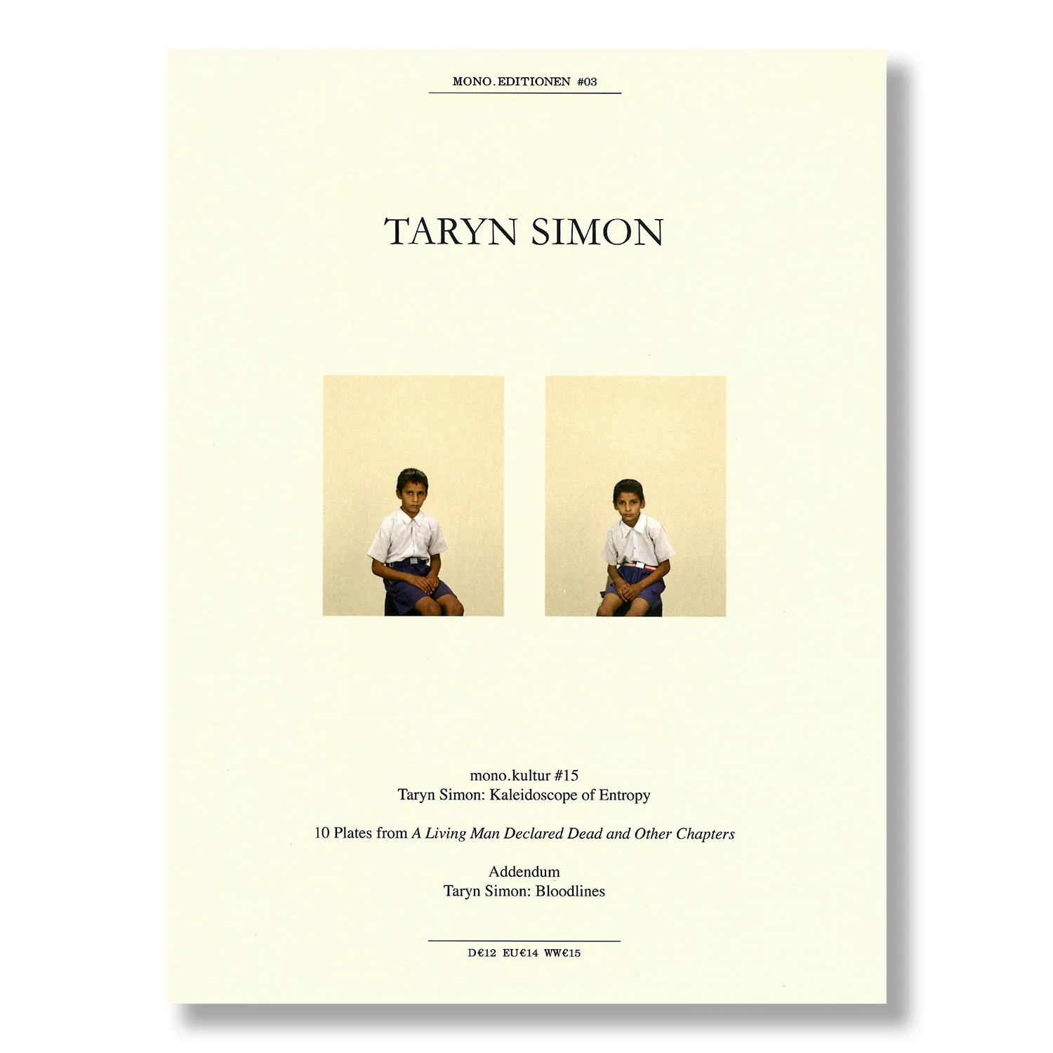 Taryn Simon: Kaleidoscope of Entropy (Mono.Editionen #03) - Image 3