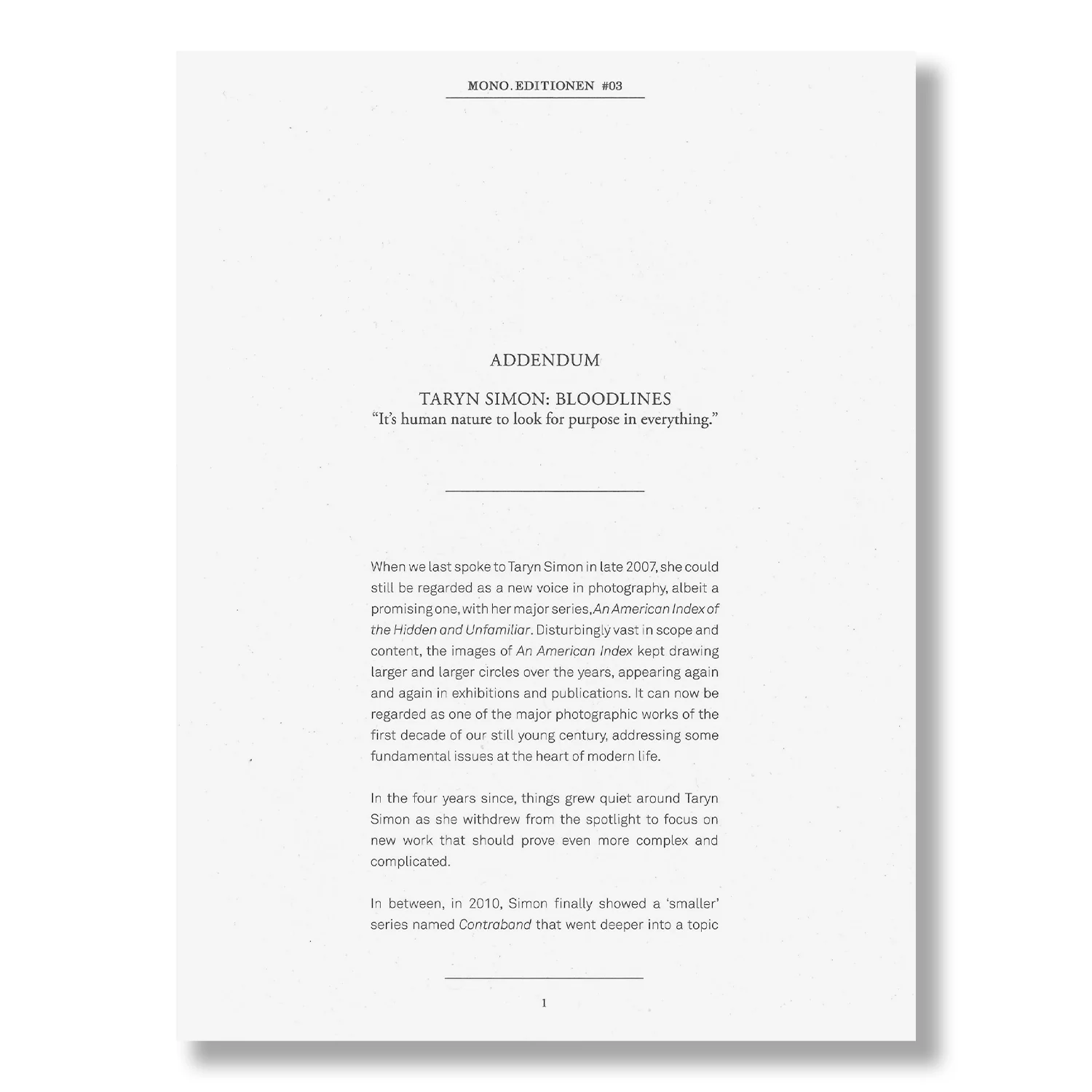 Taryn Simon: Kaleidoscope of Entropy (Mono.Editionen #03) - Image 8