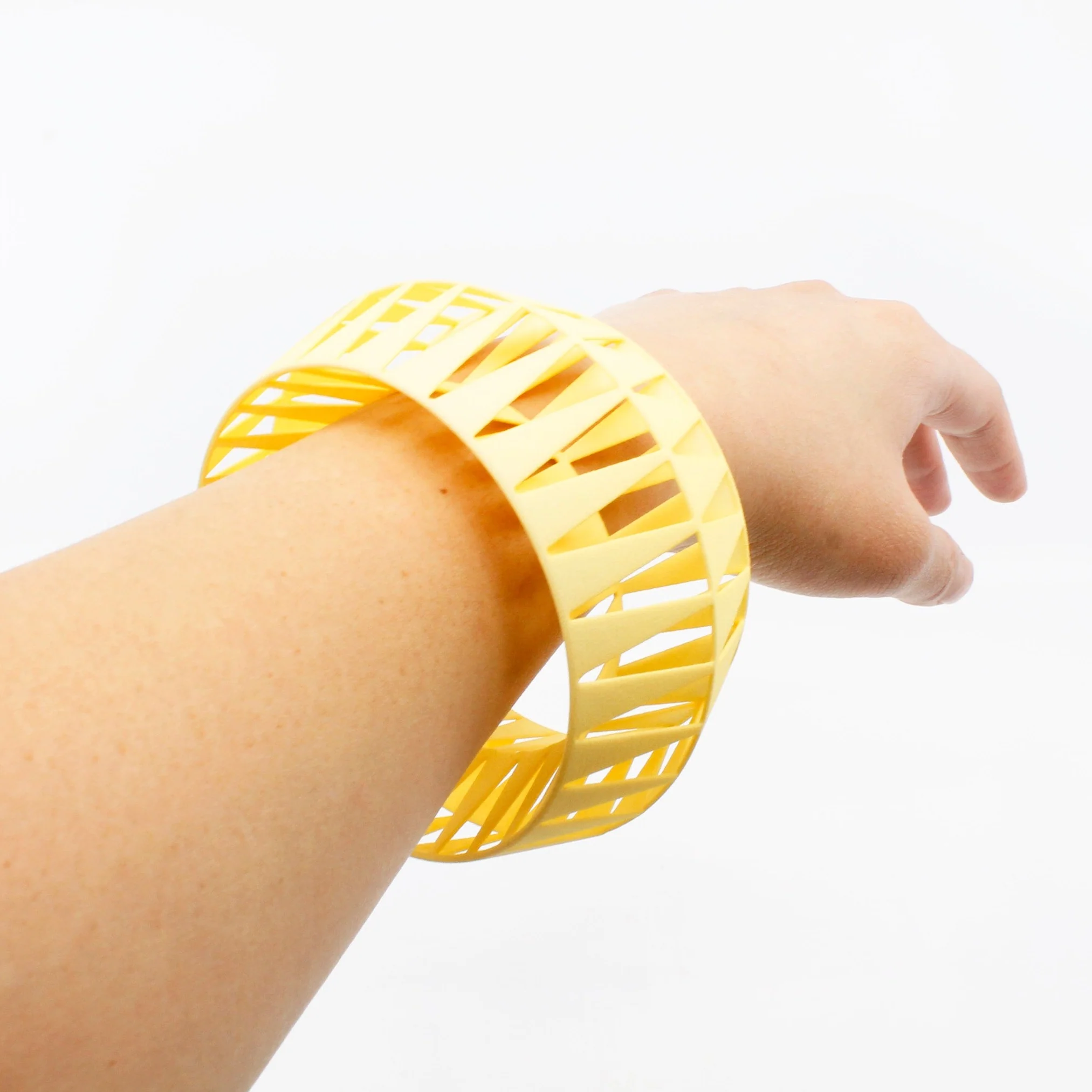 Maison 203: Yellow Tribu Wide Bracelet - Image 3