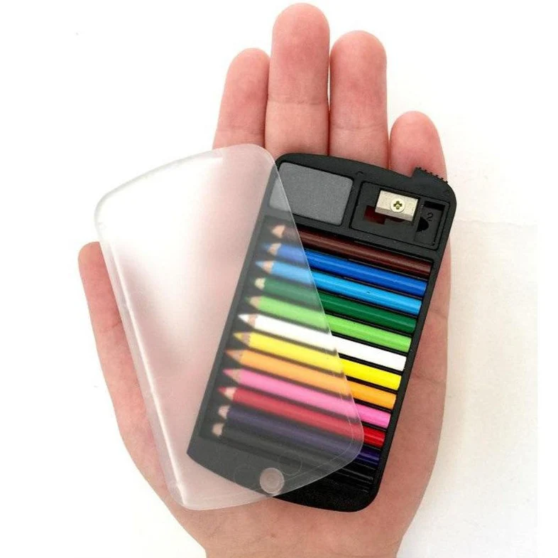 Mini Color Pencils With Sharpener - Image 2