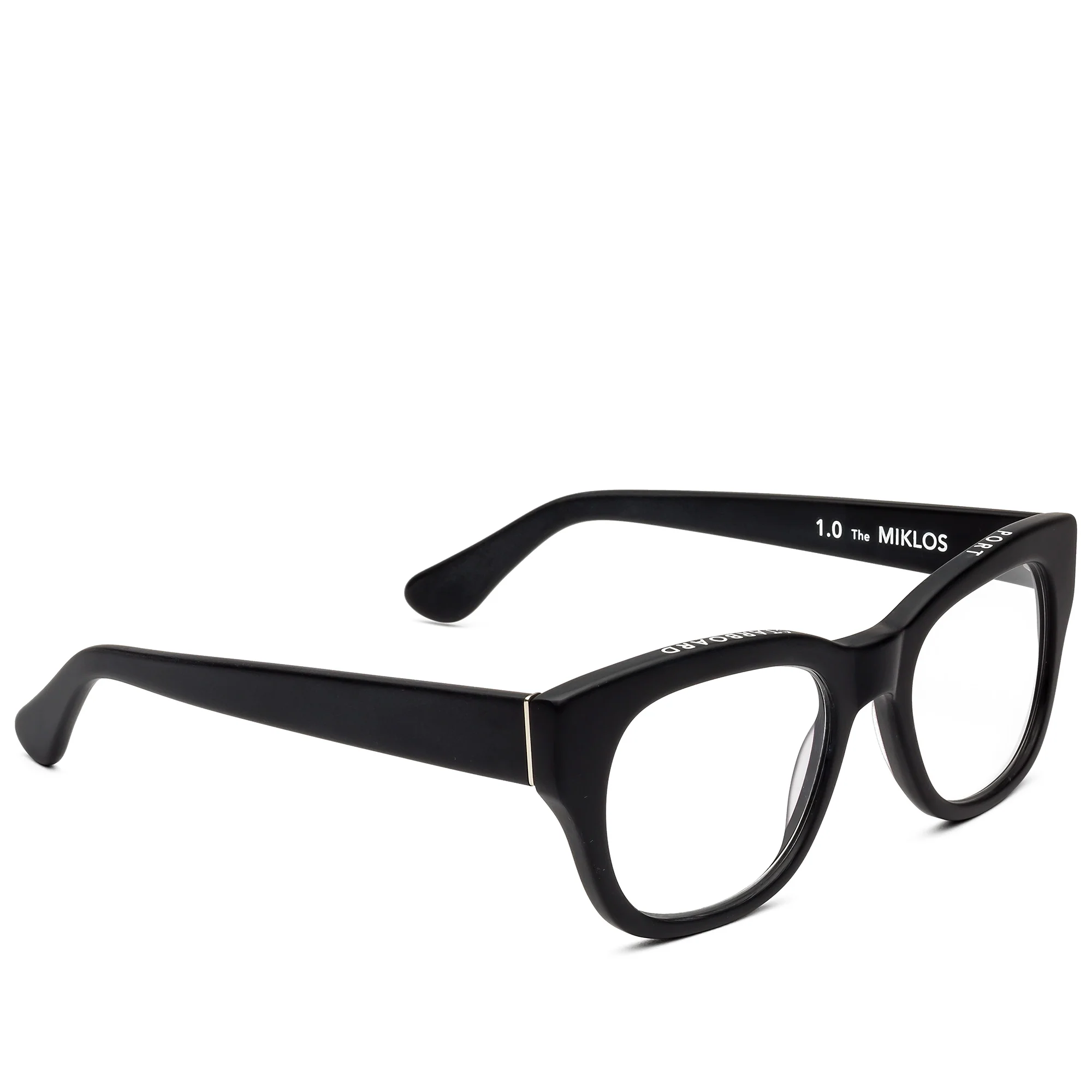 Miklos Matte Black Reading Glasses - Image 2