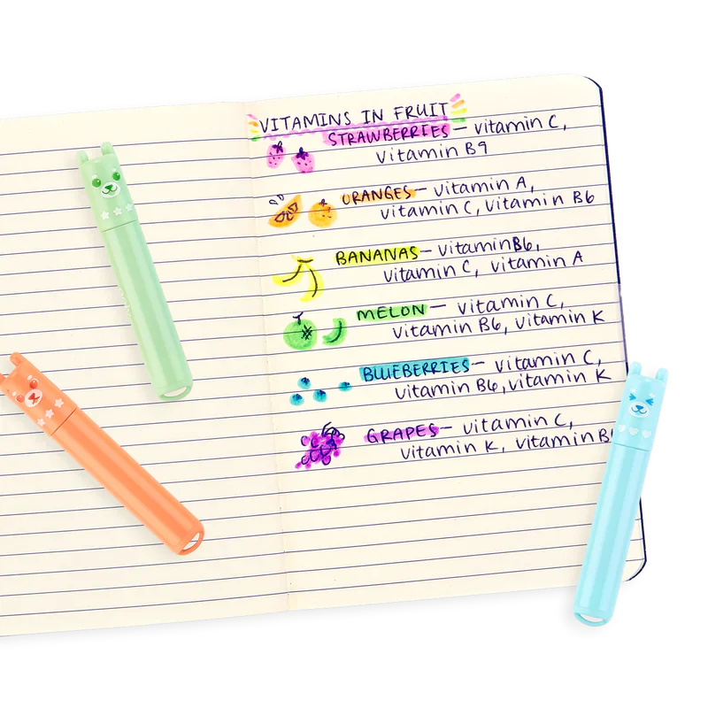 Beary Sweet Mini Scented Highlighters - Image 7