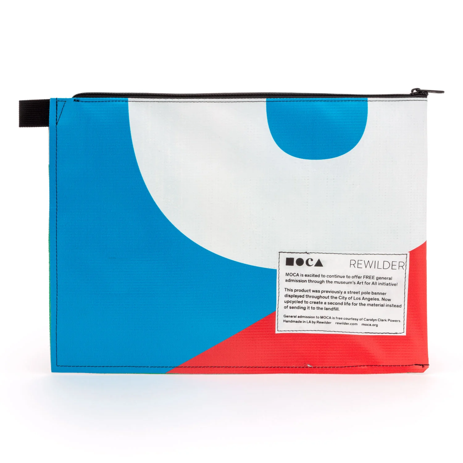 MOCA x Rewilder: Art For All Upcycled Zip Pouch - Image 3