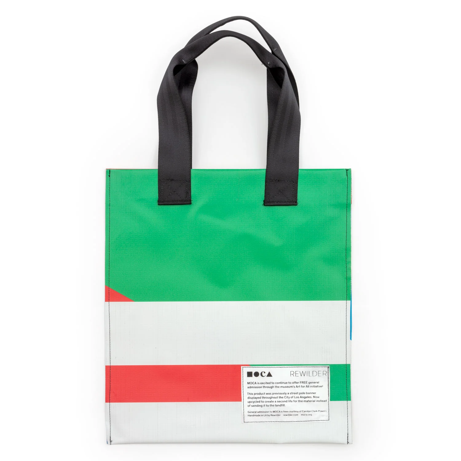 MOCA x Rewilder: Art For All Upcycled Library Tote - Image 5