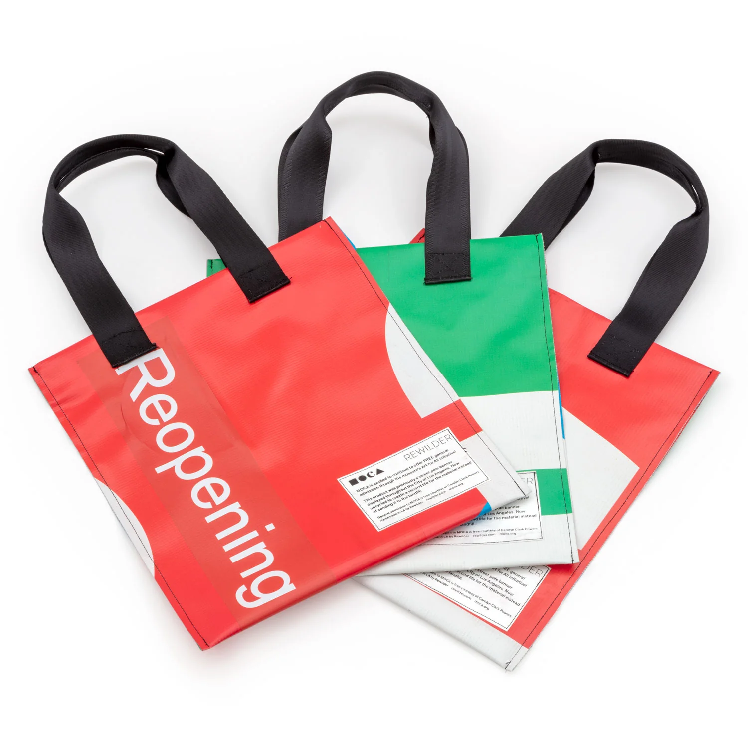 MOCA x Rewilder: Art For All Upcycled Library Tote - Image 8