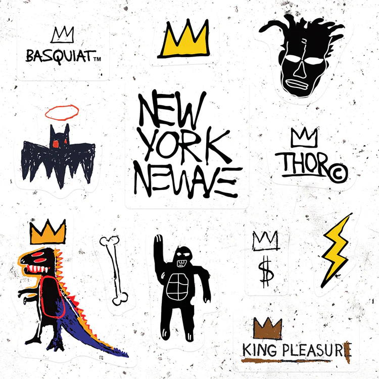 Jean-Michel Basquiat: Icons Sticker Pack