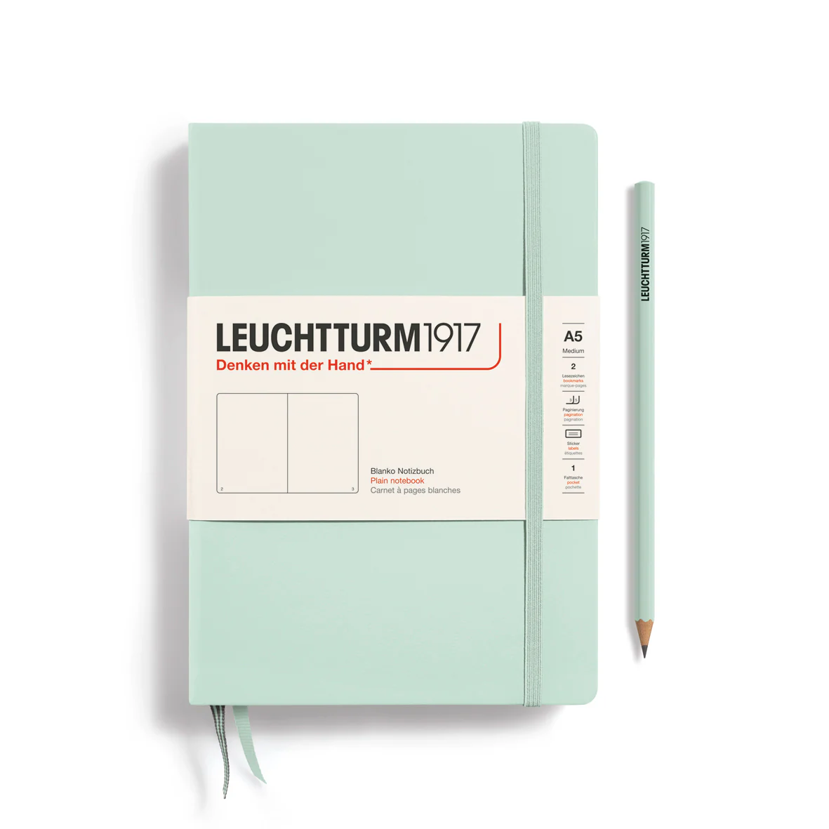 Leuchtturm A5 Plain Notebook - Image 8