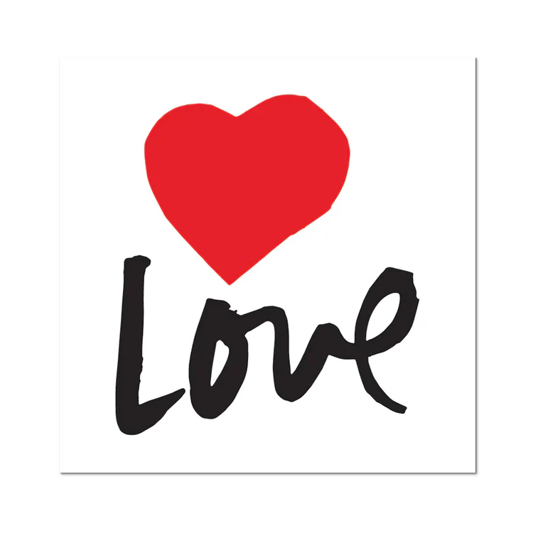 Corita Kent: Love Sticker