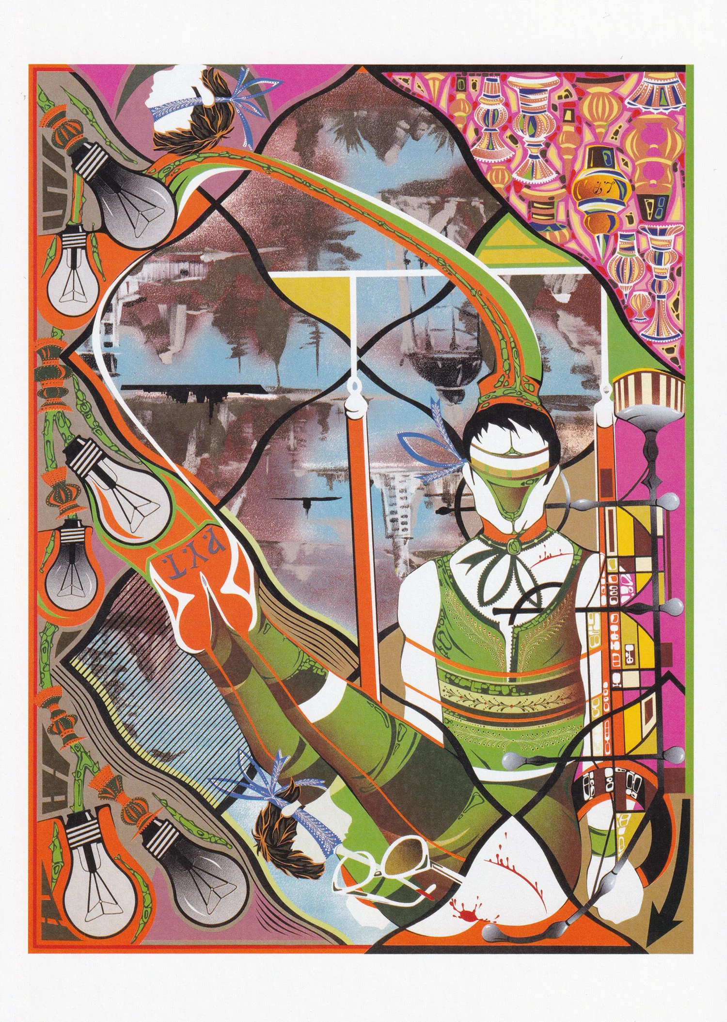 Lari Pittman: Postcard (Once A Noun, Now A Verb)