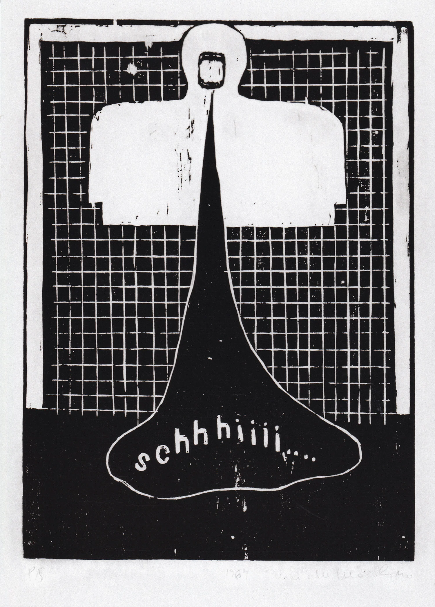 Anna Maria Maiolino: Postcard (Schhhiiii...)