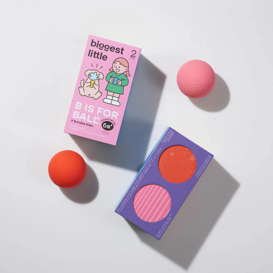 b is for ball x Sundae Kids - 2 Ball Set - Image 5