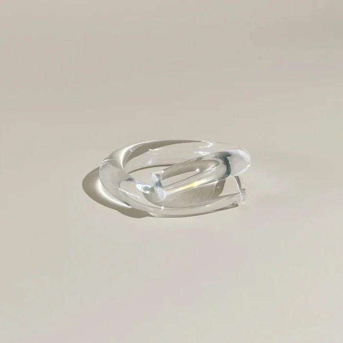 Corey Moranis: Thick Clear Rod Bracelet