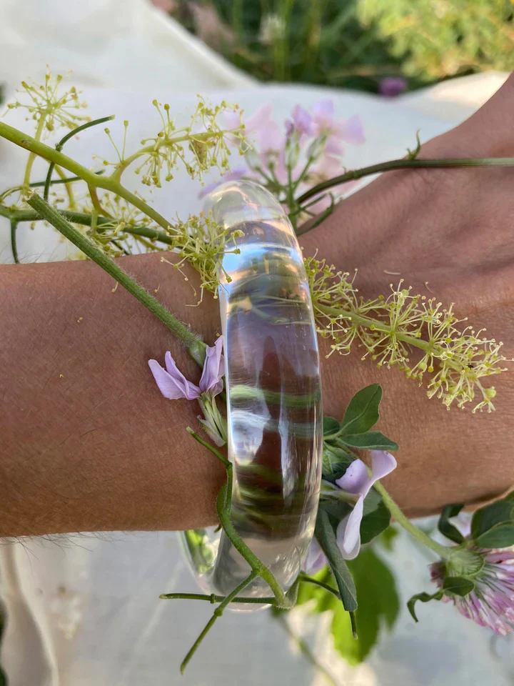 Corey Moranis: Thick Clear Rod Bracelet - Image 3