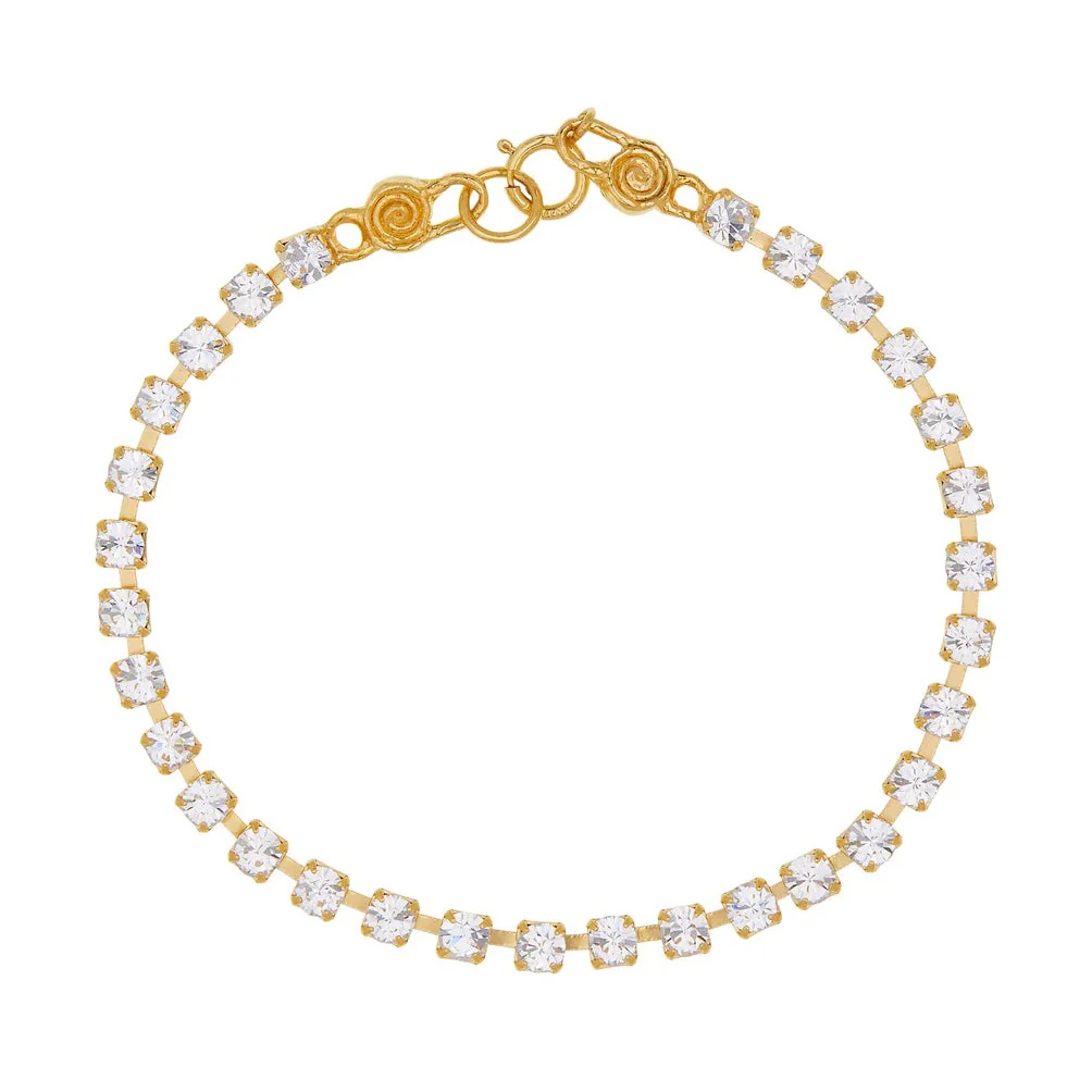 Mondo Mondo: Gold Crystal Bracelet