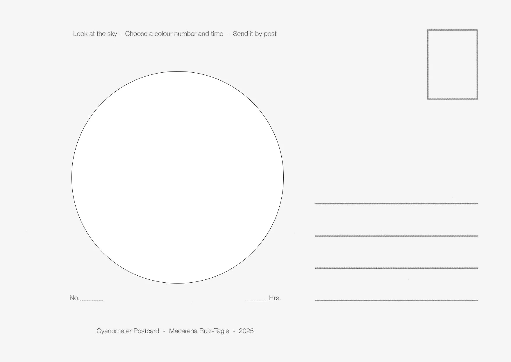 Cyanometer Postcard - Image 4