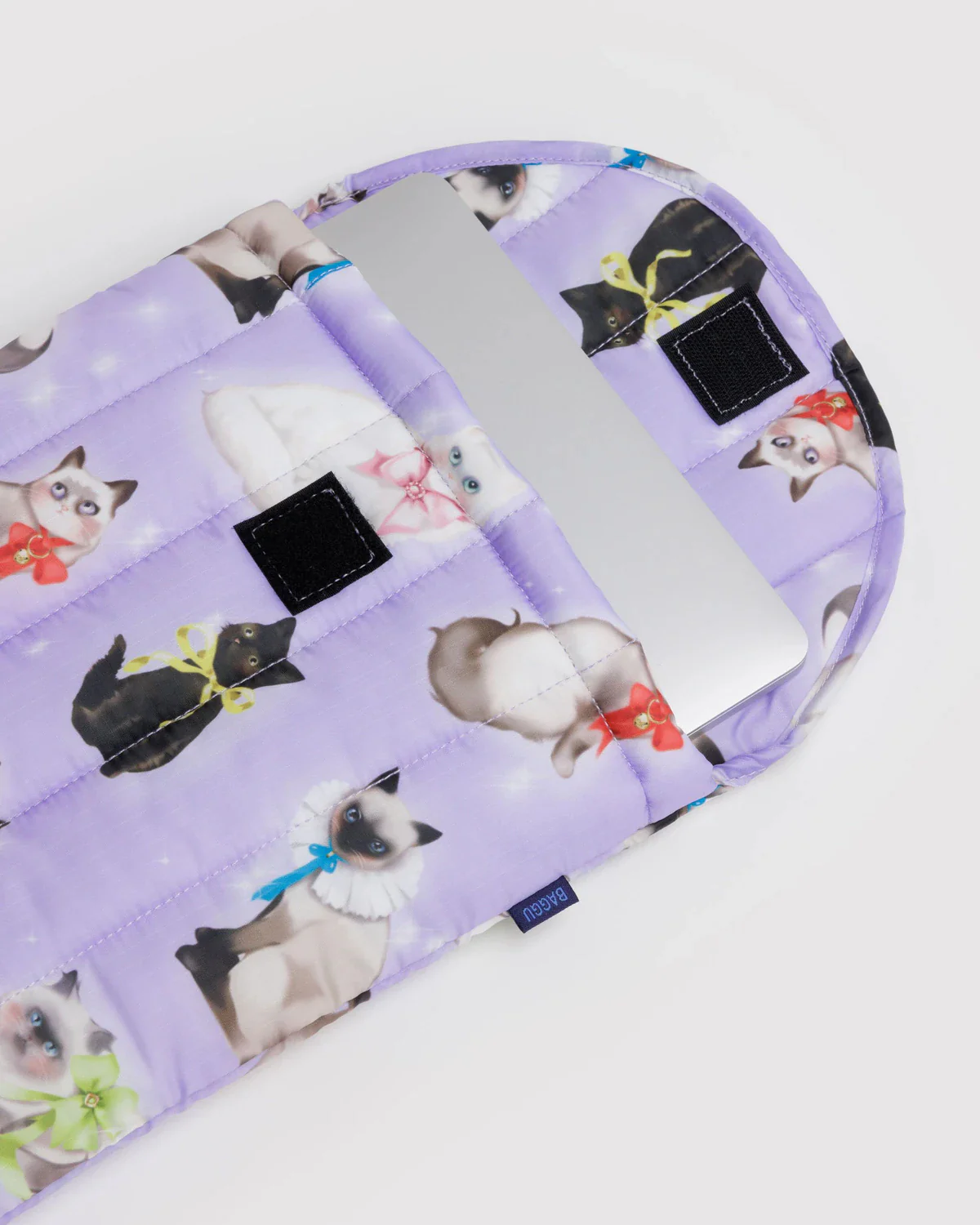 Fancy Cats Puffy Laptop Sleeve - Image 2