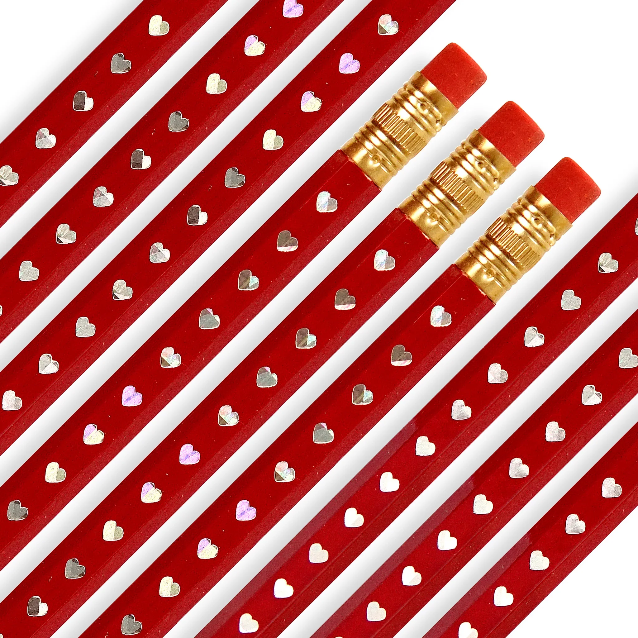 Heart Foil Printed Pencil - Image 3