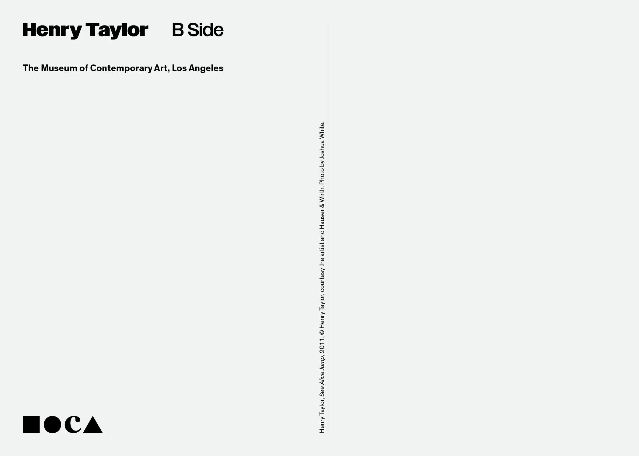 Henry Taylor: Postcard (See Alice Jump) - Image 2