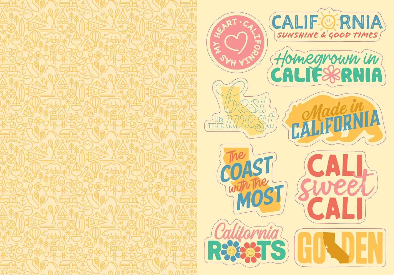 I Love California Sticker Book - Image 4