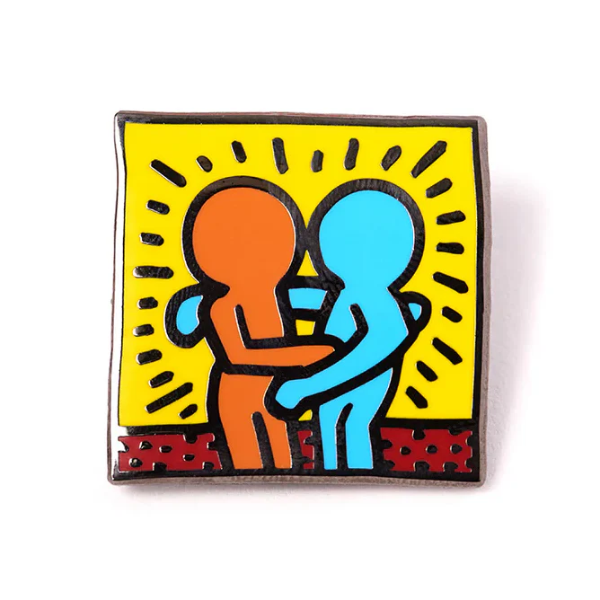 Keith Haring: Friends Pin