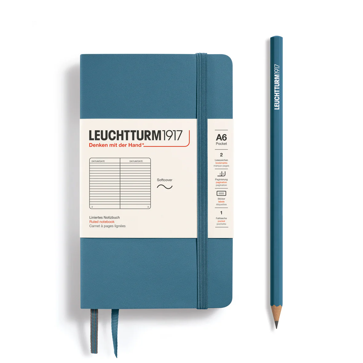 Leuchtturm A6 Ruled Softcover Pocket Notebook - Image 2