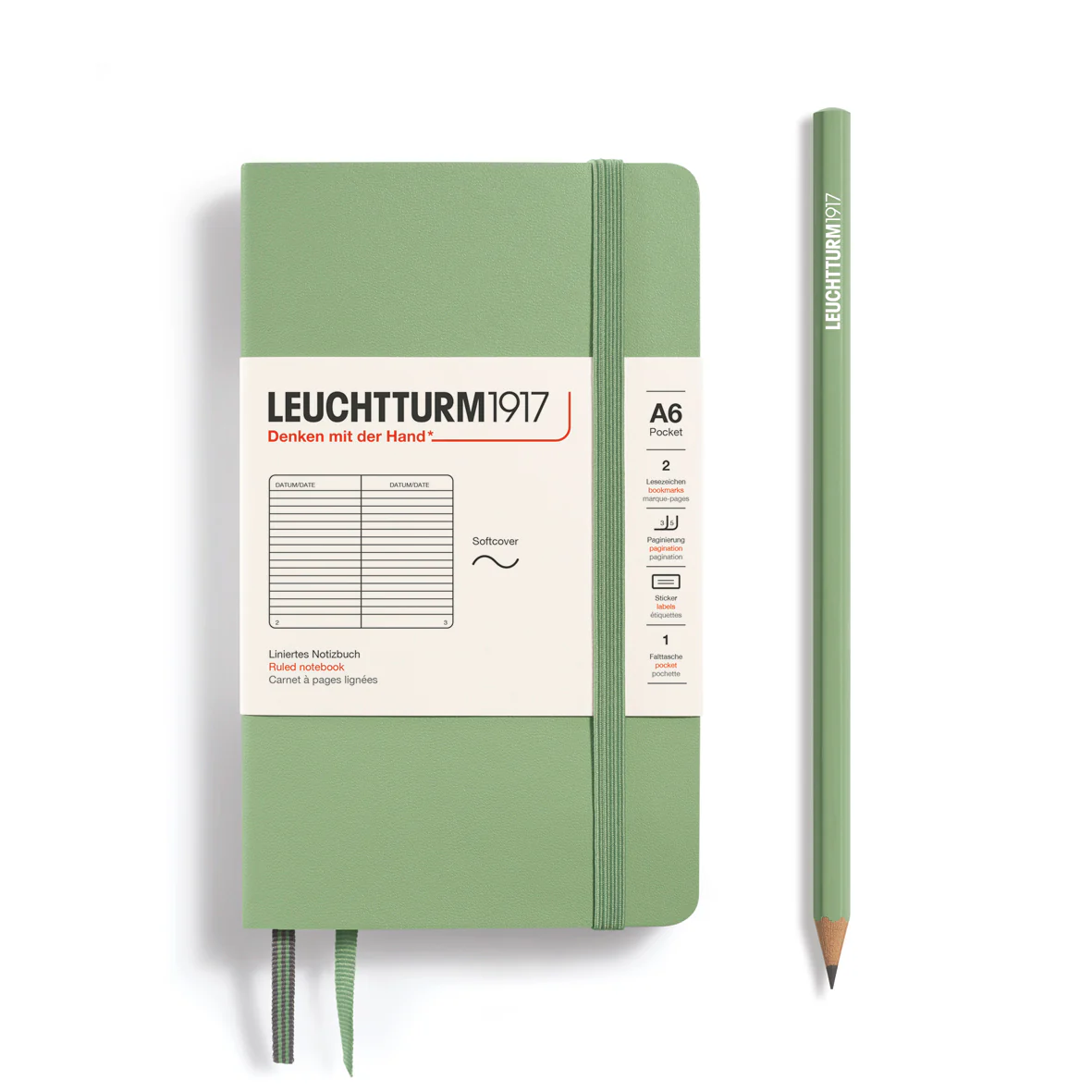 Leuchtturm A6 Ruled Softcover Pocket Notebook - Image 3