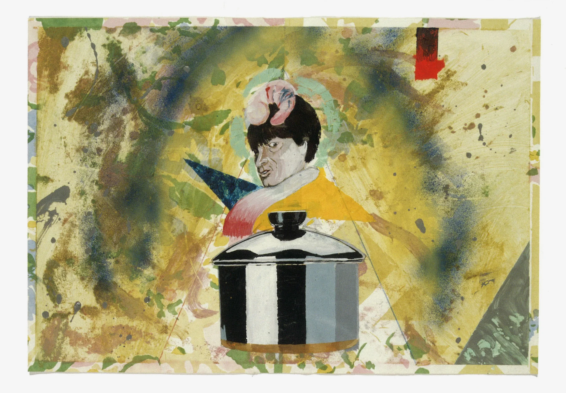 Mike Kelley: Postcard (Shrimp, Head, Pot)