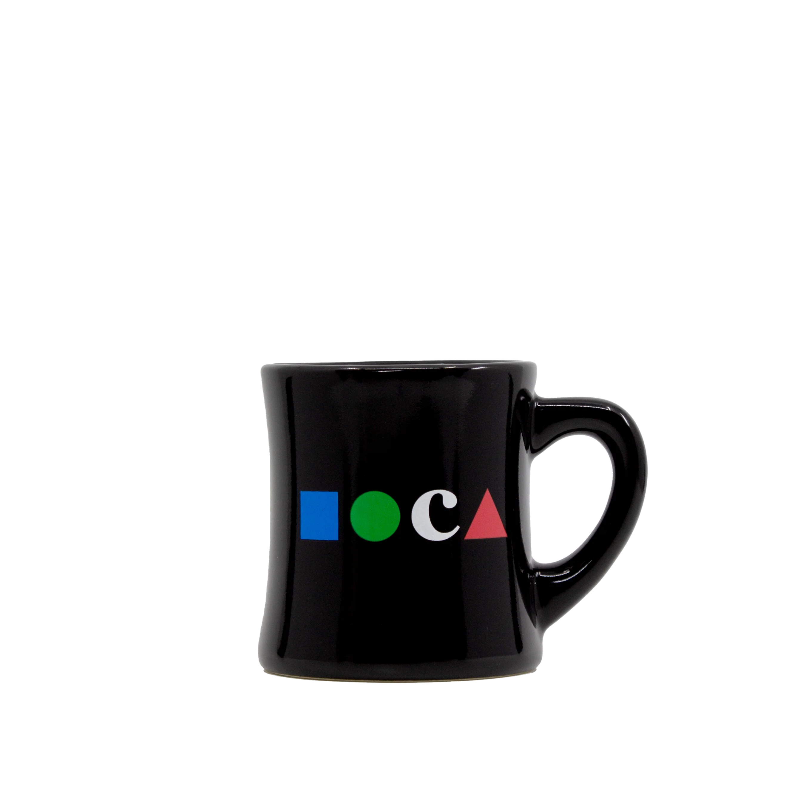 MOCA Logo Black Diner Mug - Image 3