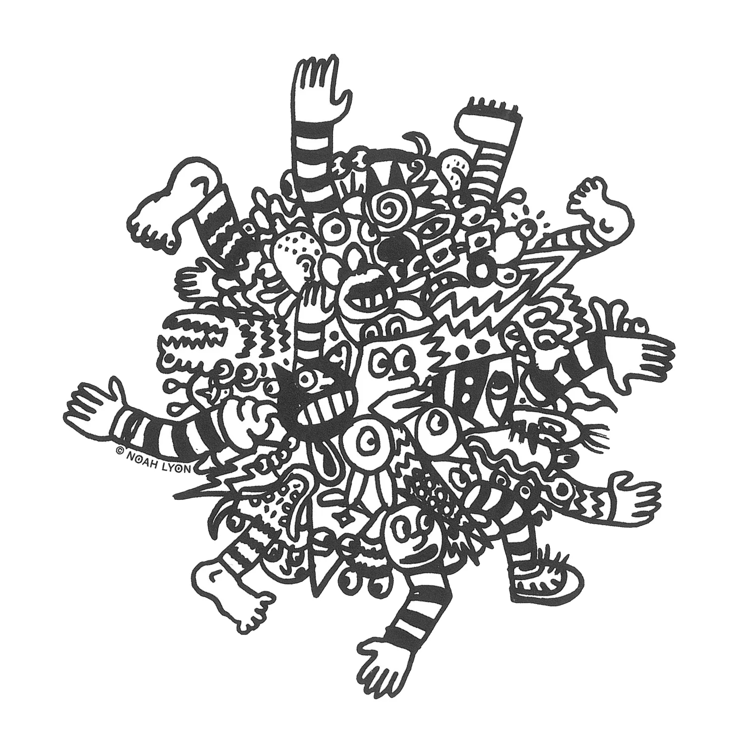 Noah Lyon: Chaos Cluster Sticker