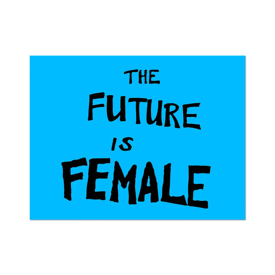 Sam Durant: The Future is Female Sticker
