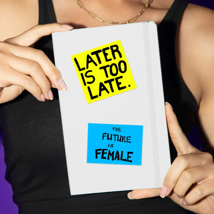 Sam Durant: The Future is Female Sticker - Image 2