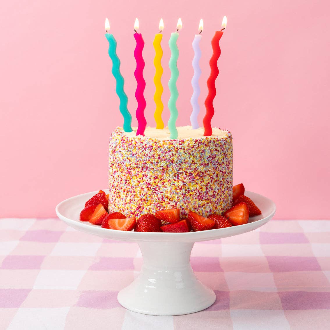 Wavy Tall Birthday Candles - Image 3