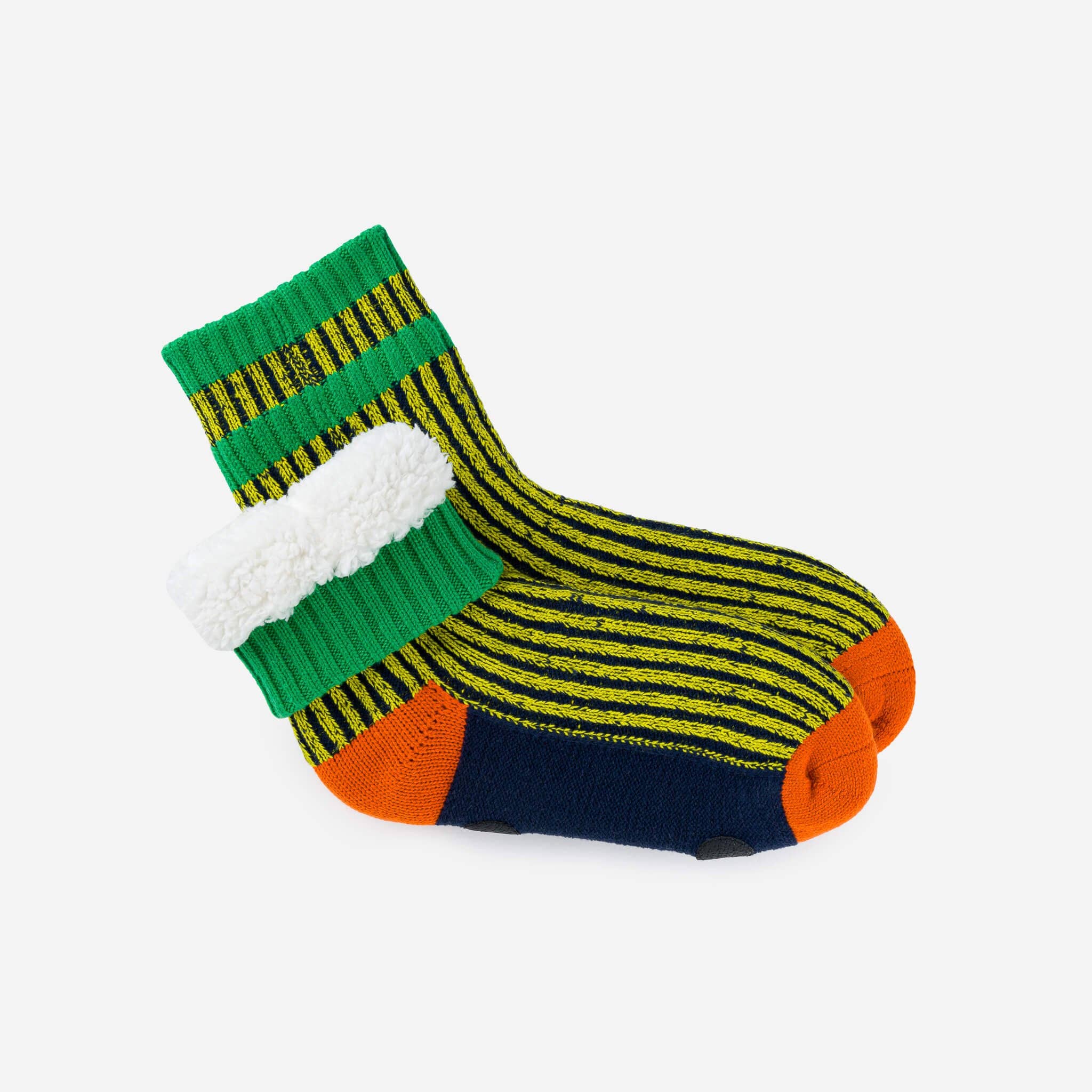 Yellow Navy Gym House Socks - Image 2